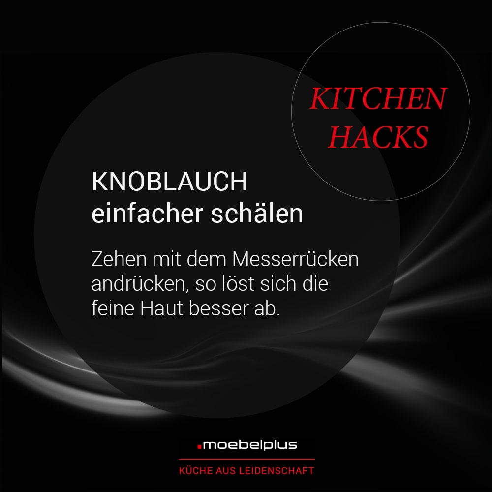 kitchenhacks knoblauch schaelen